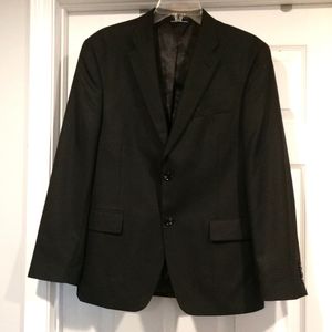 Tommy Hilfiger Infinite Black 2-Button Men’s Suit Coat Jacket S38